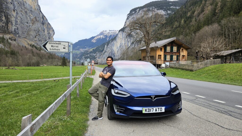 Me with AwesomeX at Grindelwade in Switzerland